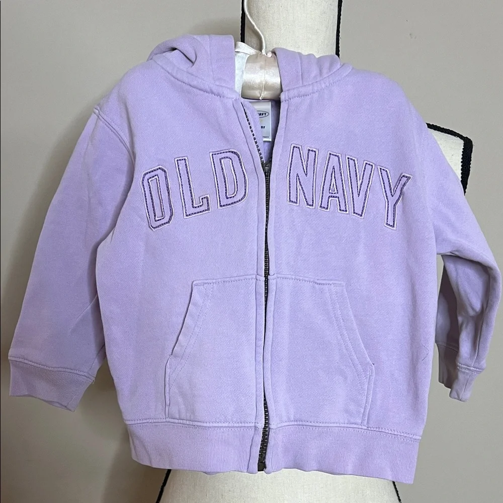 Old Navy Kids Light Purple Zip-Up Hoodie & Pants